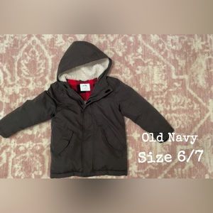 Youth Old Navy Winter Jacket Size 6/7